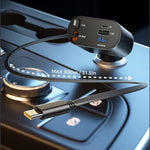 Cargador para Auto 4 en 1™ – Carga Rápida Sin Cables Enredados