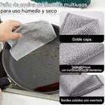 Diseño microperforado de paños de limpieza de acero inoxidable