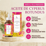 Aceite de Cyperus Rotundus para Reducir el Crecimiento del Vello 🌿