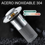 Filtro atrapa-pelo de acero inoxidable para desagüe de ducha