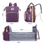 Mamá Pro™ | Mochila Pañalera 3 en 1 con Cuna Portátil
